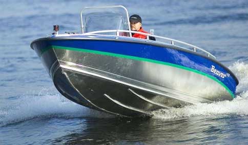 Silver лодка Beaver 450