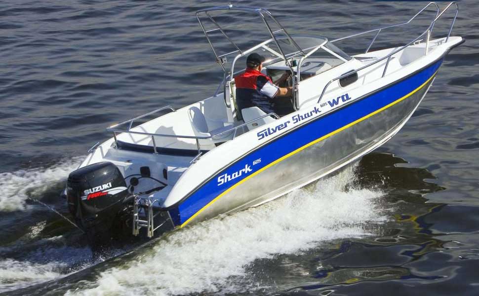испытание катера Silver WA 605