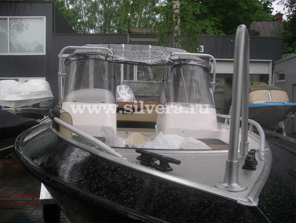 лодка silver fox dc 485 универсальный ходовой тент