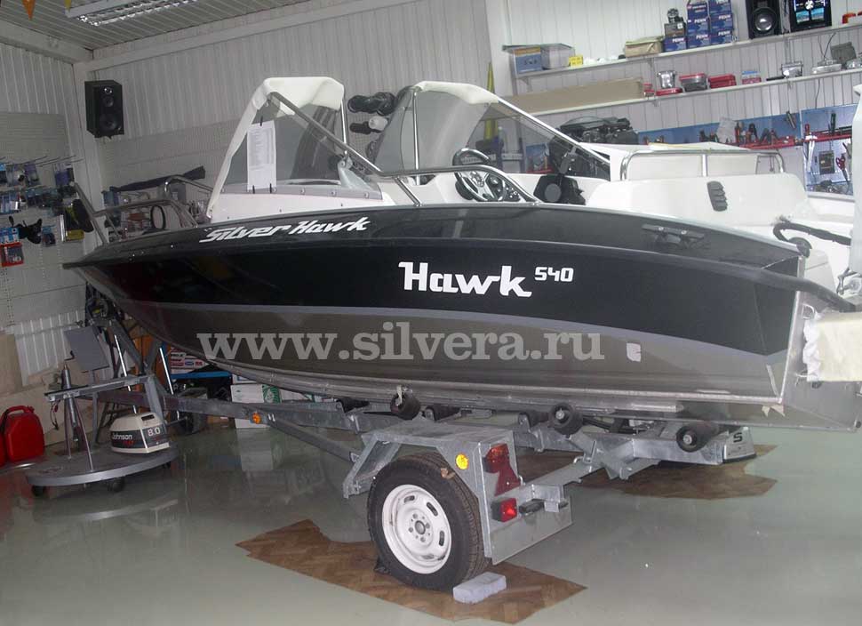 трейлер для лодки silver hawk 540 dc